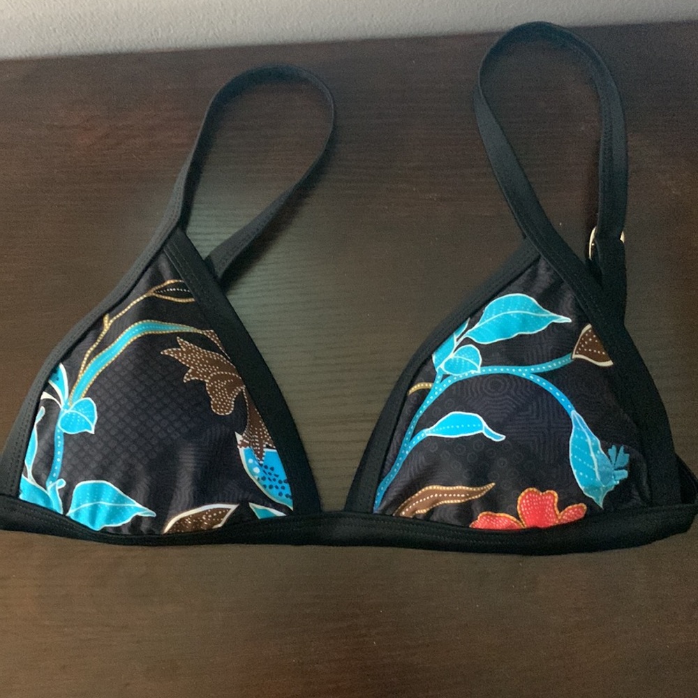 HARPARI floral triangle bikini top - new!